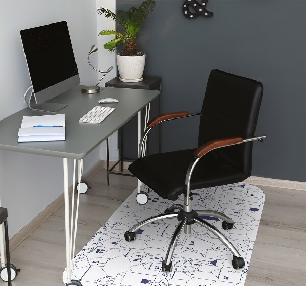 Office chair floor protector Figure town