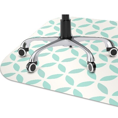 Chair mat floor panels protector symmetrical pattern