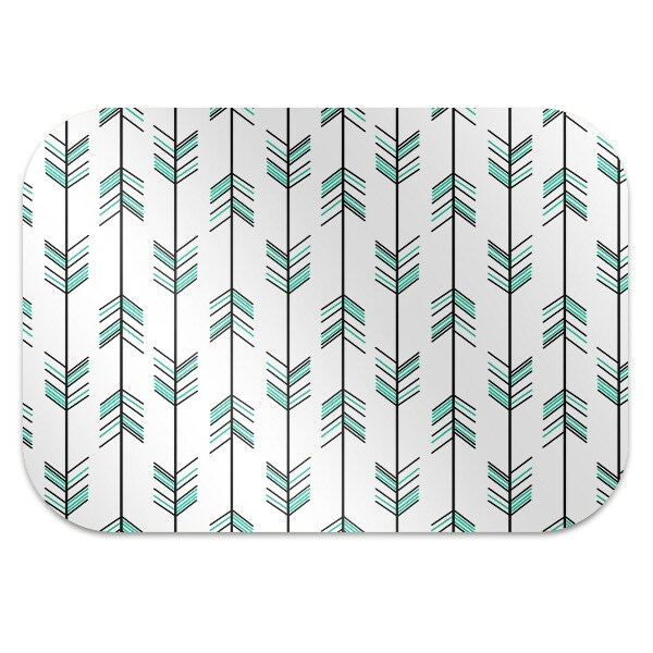 Chair mat arrows illustration