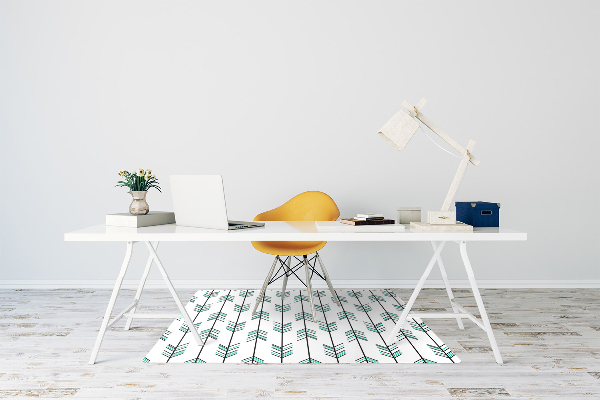Chair mat arrows illustration