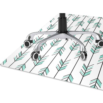 Chair mat arrows illustration