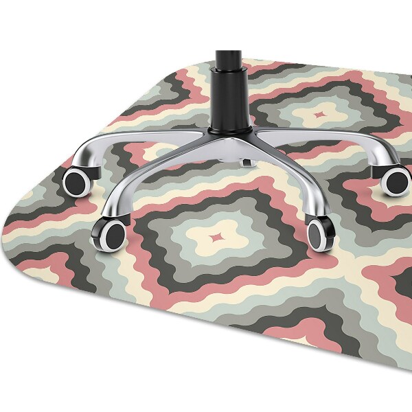 Computer chair mat retro illusion