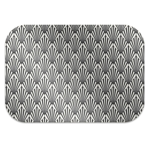 Office chair floor protector geometric patterns