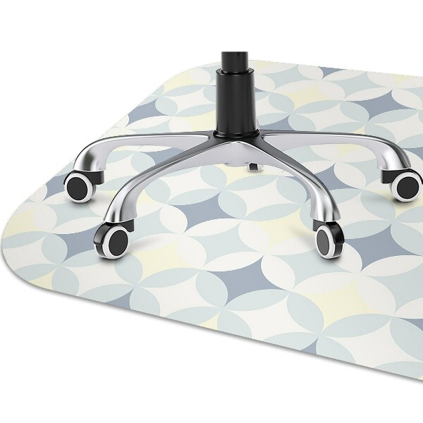 Office chair floor protector retro texture