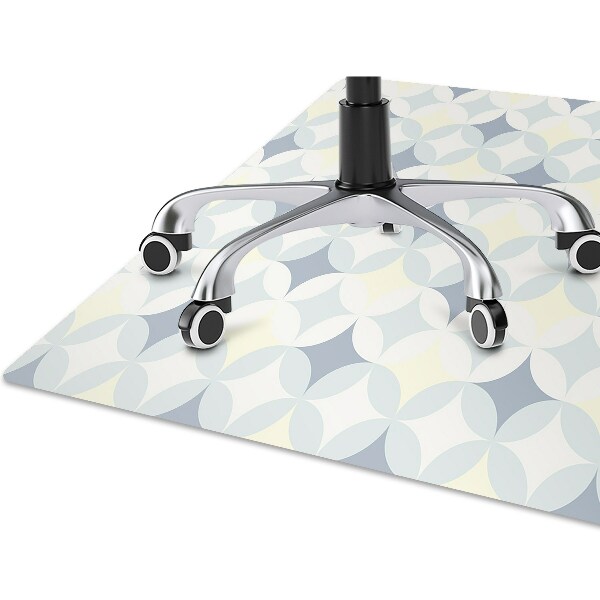 Office chair floor protector retro texture