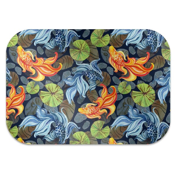 Desk chair mat Goldfish