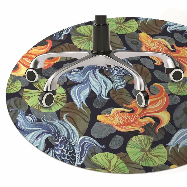Desk chair mat Goldfish