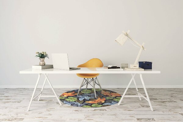 Desk chair mat Goldfish