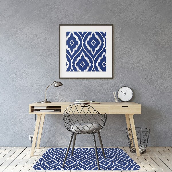 Desk chair mat Persian pattern