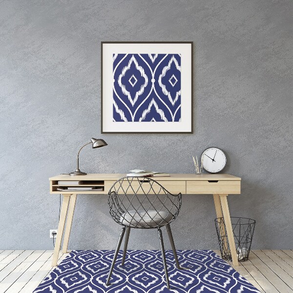 Desk chair mat Persian pattern