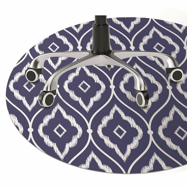 Desk chair mat Persian pattern