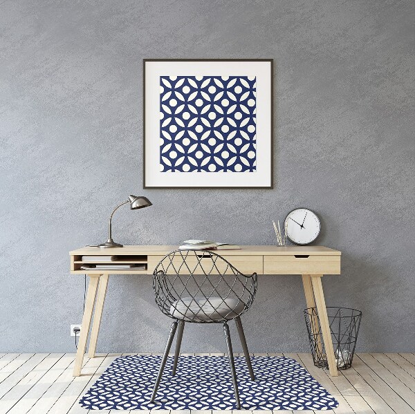 Computer chair mat Arabic pattern