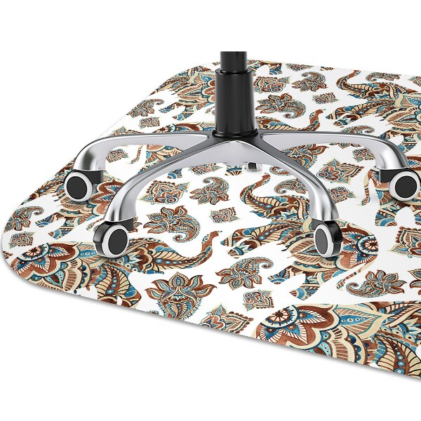 Office chair mat elephants