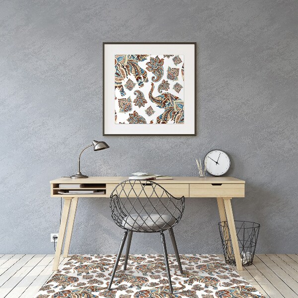 Office chair mat elephants