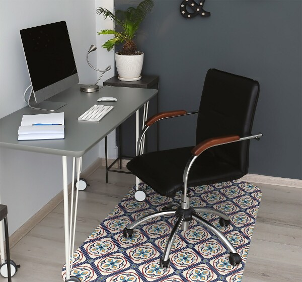 Office chair floor protector The classic pattern