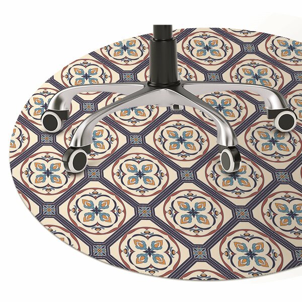 Office chair floor protector The classic pattern