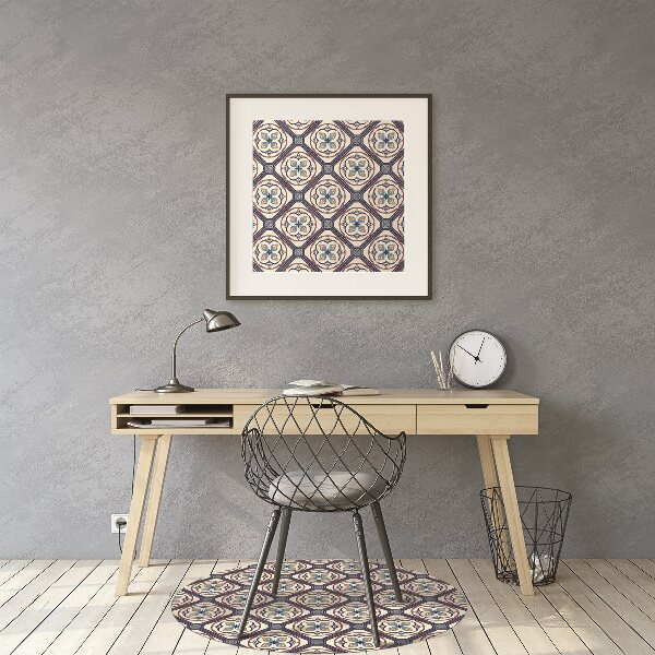 Office chair floor protector The classic pattern