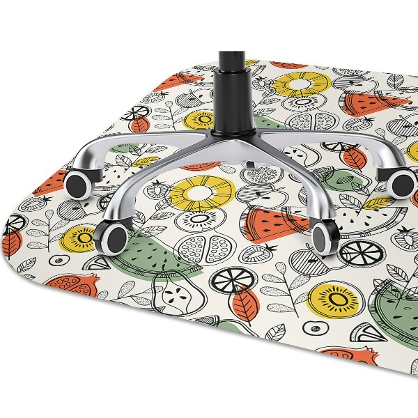 Office chair floor protector contours Fruit