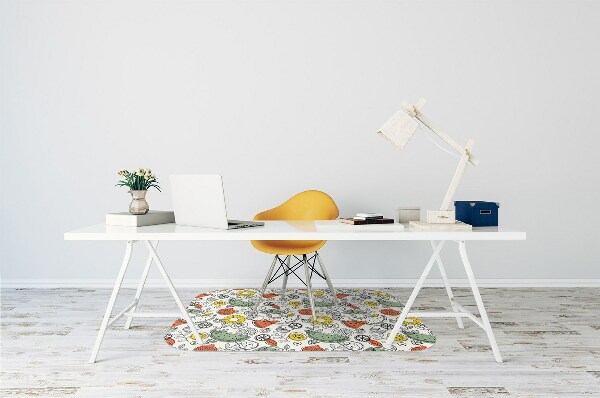 Office chair floor protector contours Fruit
