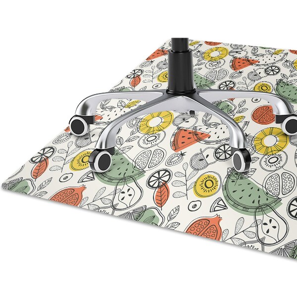 Office chair floor protector contours Fruit
