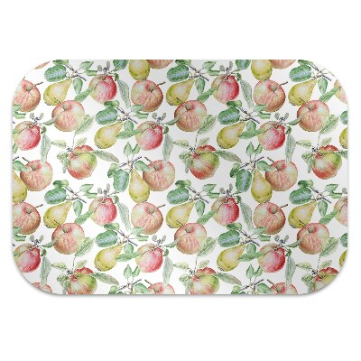 Chair mat floor panels protector Apples and Pears