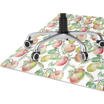 Chair mat floor panels protector Apples and Pears