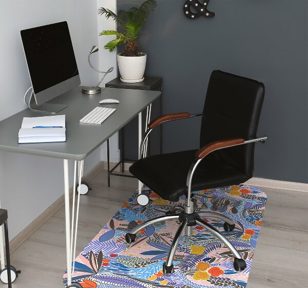 Desk chair mat vintage image