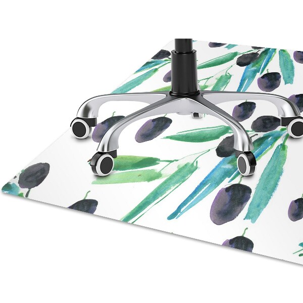 Office chair mat olives