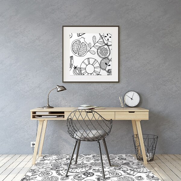 Office chair mat Fruit