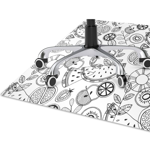 Office chair mat Fruit