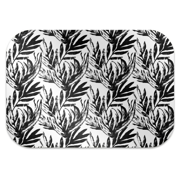 Office chair mat The black monster