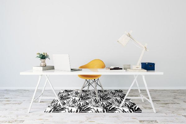 Office chair mat The black monster