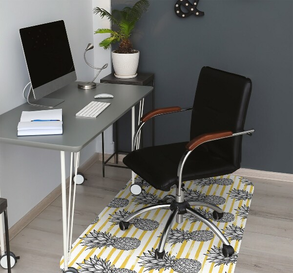 Office chair mat Pineapple