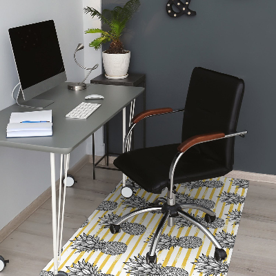 Office chair mat Pineapple