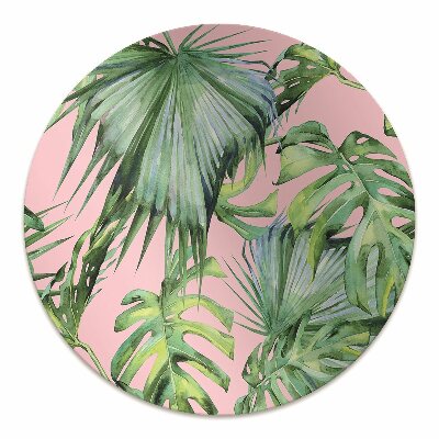 Office chair mat botanical art