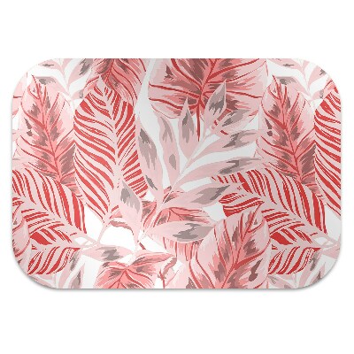 Office chair floor protector pink jungle