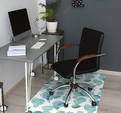 Office chair floor protector Eucalyptus