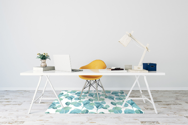 Office chair floor protector Eucalyptus