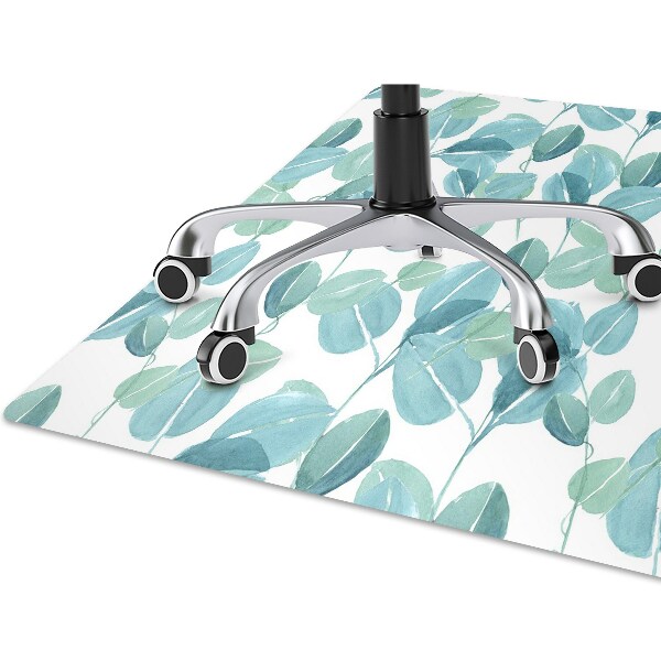 Office chair floor protector Eucalyptus
