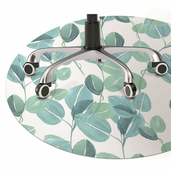 Office chair floor protector Eucalyptus
