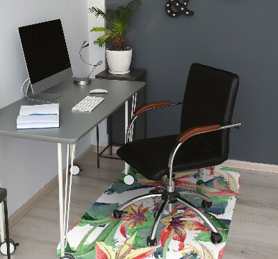 Office chair mat Hippeastrum flower