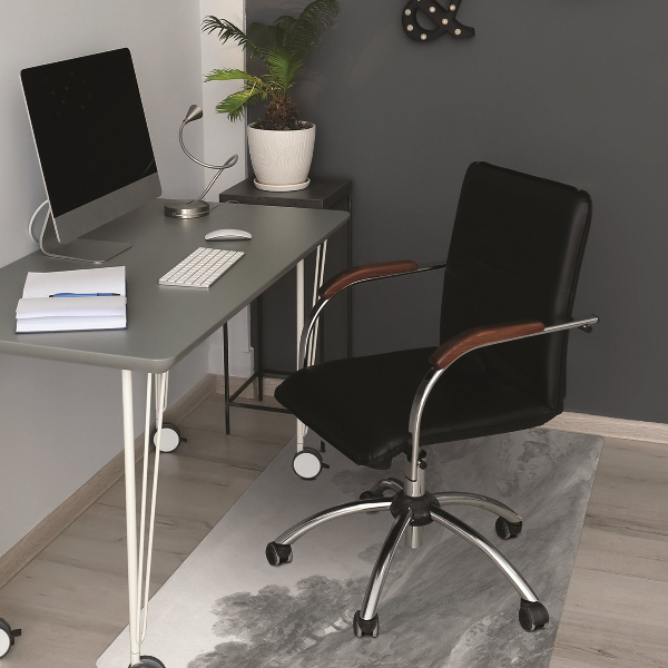 Computer chair mat vintage