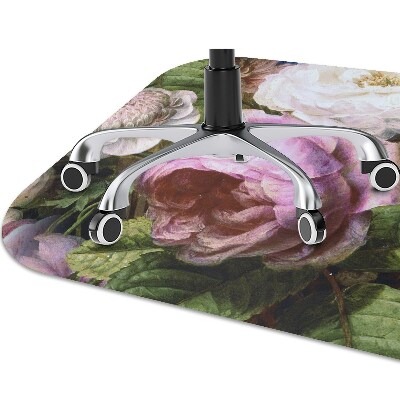 Office chair floor protector garden roses