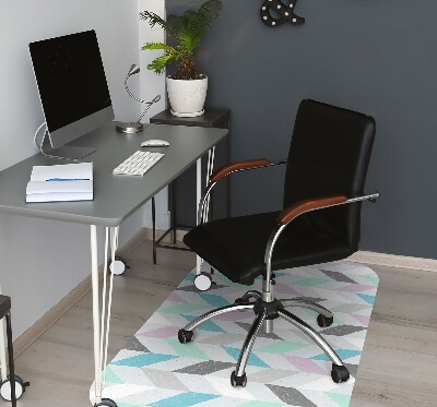 Office chair mat Herringbone fabric