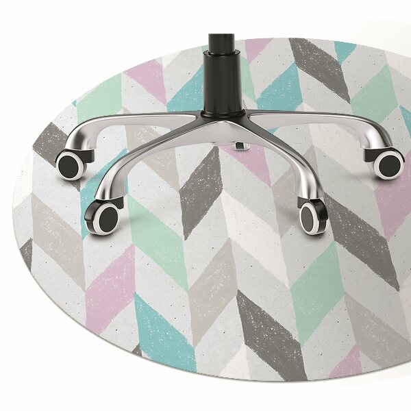 Office chair mat Herringbone fabric