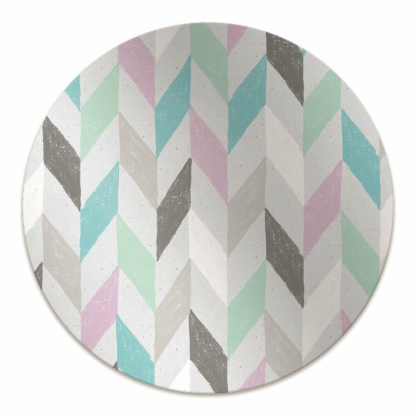Office chair mat Herringbone fabric