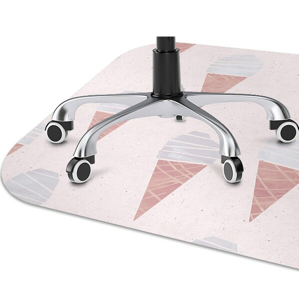 Office chair floor protector Ice cream wafelku