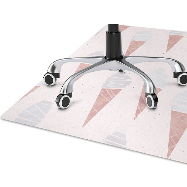 Office chair floor protector Ice cream wafelku