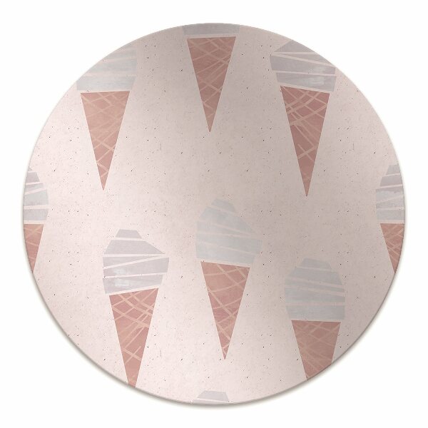 Office chair floor protector Ice cream wafelku