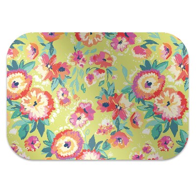 Office chair floor protector flower Garden